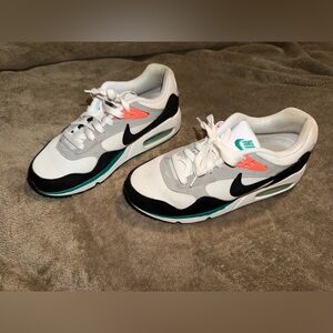 Nike Air Max White Black Coral Sneakers